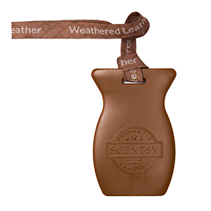 Weathered Leather Scentsy Car Bar