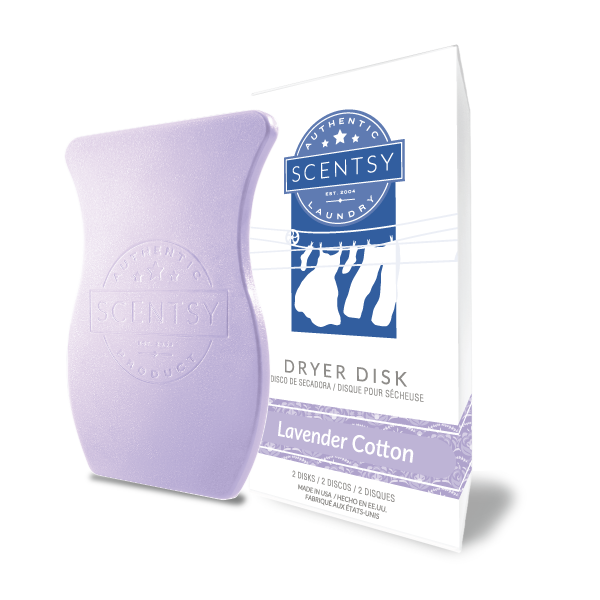 Lavender Cotton Scentsy Dryer Disks