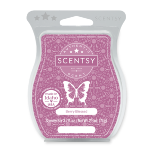 Berry Blessed Scentsy Bar Soft vanilla and cranberry sprinkled with sparkling sugar is pure bliss.