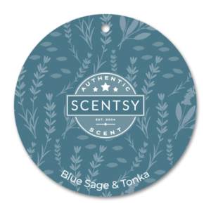 Blue Sage & Tonka Scentsy Scent Circle