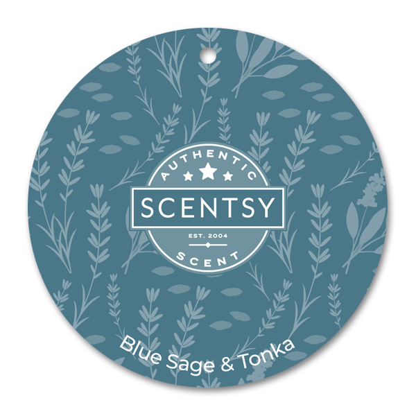Blue Sage & Tonka Scentsy Scent Circle