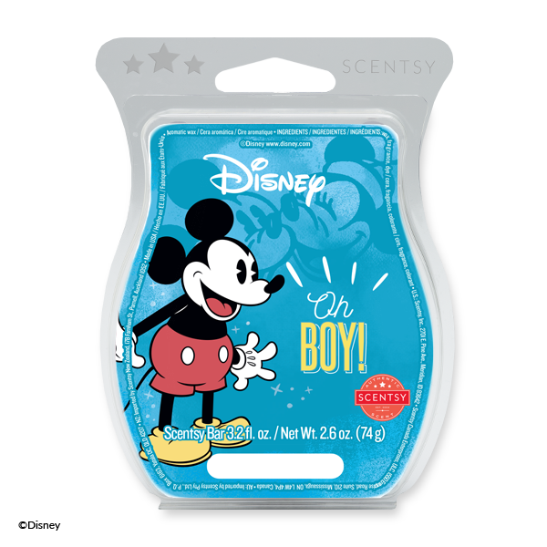 Disney Oh Boy! – Scentsy Bar In honour of a true original, juicy grapefruit cheerfully mixed with bright clementine and sugared vanilla is one of a kind — just like Mickey Mouse!