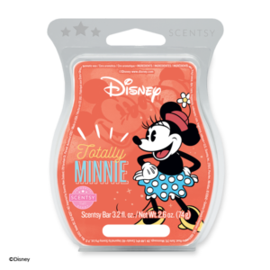 Disney Totally Minnie Mouse – Scentsy Bar Part classy and part sassy, this sweet blend of pink melon, hibiscus blooms and juicy apple is full of fun and totally Minnie!