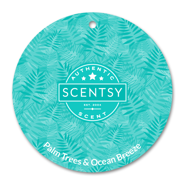 Palm Trees & Ocean Breeze Scentsy Scent Circle