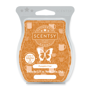 Pumpkin Chai Scentsy Bar Fill your cup with white pumpkin, a swirl of cinnamon and a dash of chai.