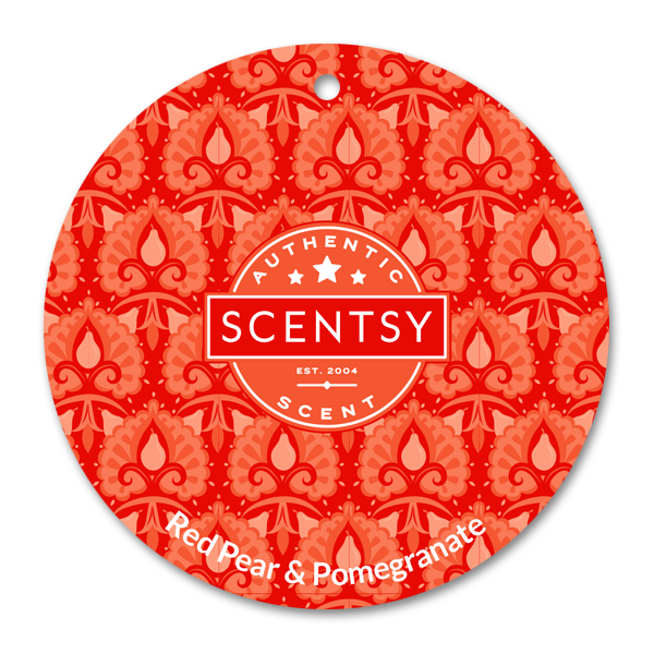 Red Pear & Pomegranate Scentsy Scent Circle