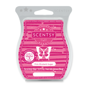 Pink Rhubarb Sugar Scentsy Bar