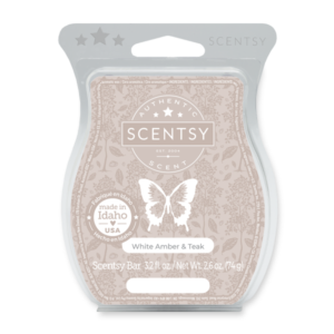 White Amber & Teak Scentsy Bar