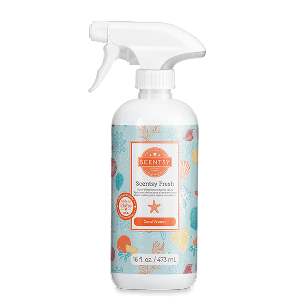 Coral Waters Scentsy Fresh Fabric Spray