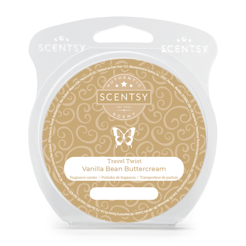 Vanilla Bean Buttercream Scentsy Travel Twist