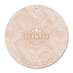 White Amber & Silk Scentsy Scent Circle