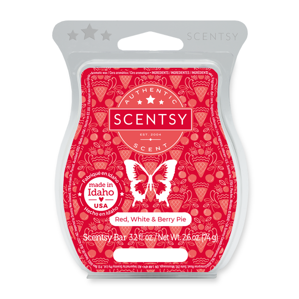 Red, White & Berry Pie Scentsy Bar
