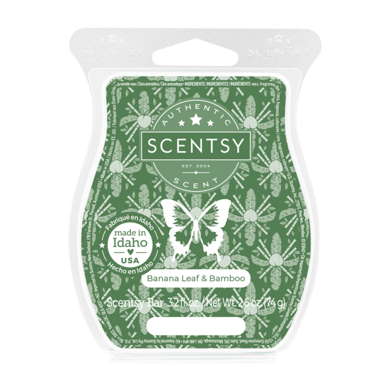 Banana Leaf & Bamboo Scentsy Bar