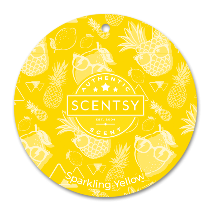 Sparkling Yellow Scent Circle