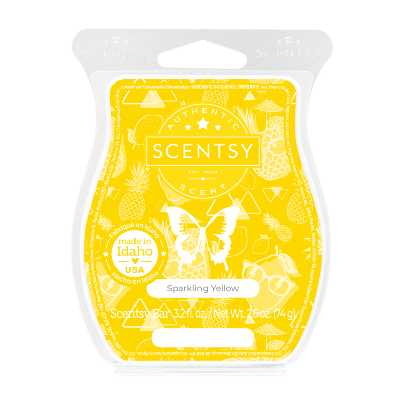 Sparkling Yellow Scentsy Bar