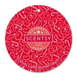 Candy Cane Buttercream Scentsy Scent Circle