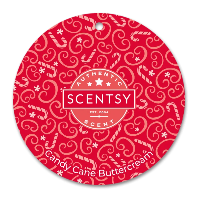 Candy Cane Buttercream Scentsy Scent Circle