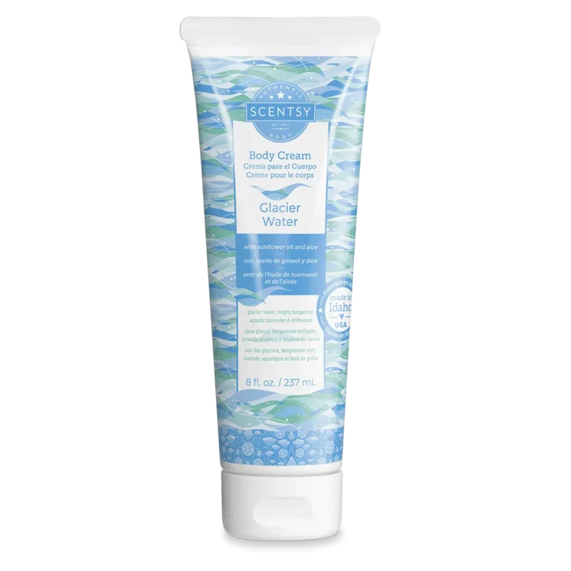 Glacier Water Scentsy Body Cream