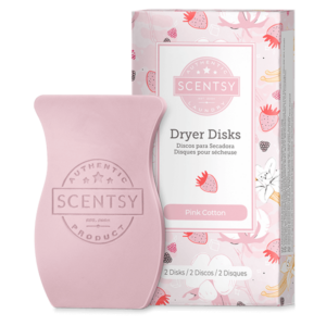 Pink Cotton Scentsy Dryer Disks