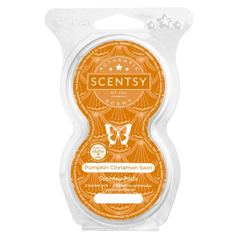 Pumpkin Cinnamon Swirl Scentsy Pod Twin Pack