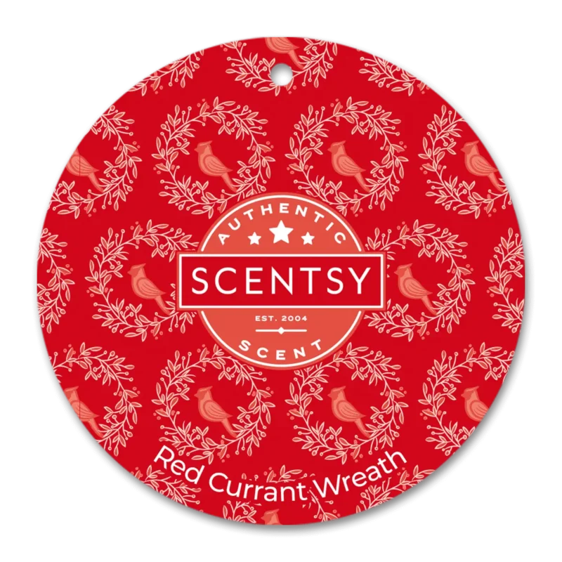 Red Currant Wreath Scentsy Scent Circle