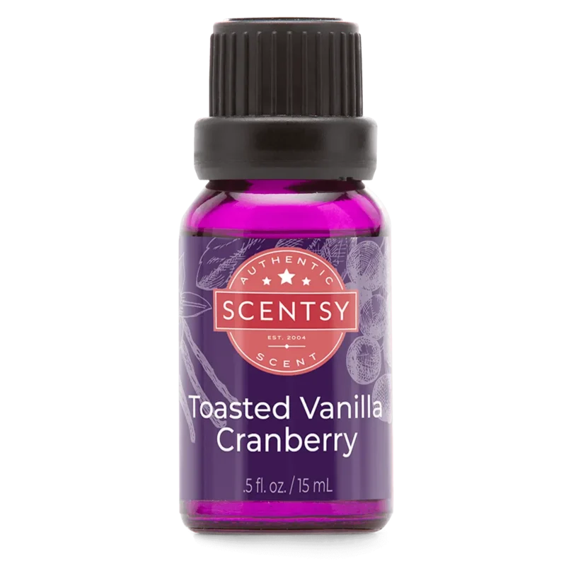 Toasted Vanilla Cranberry Natural Scentsy Oil Blend