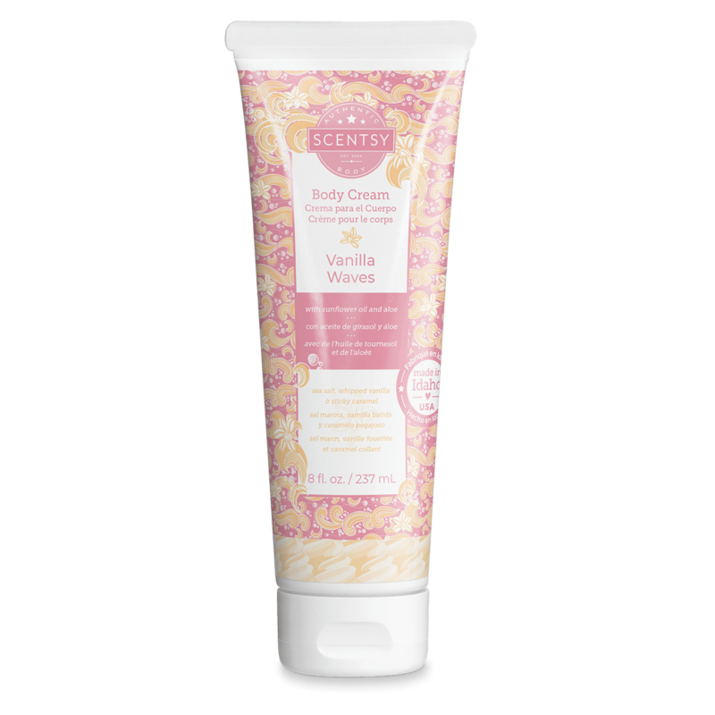 Vanilla Waves Scentsy Body Cream