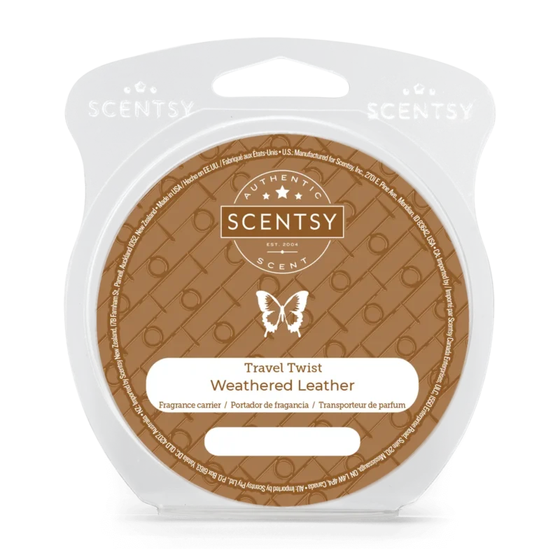 Weathered Leather Scentsy Travel Twist