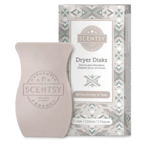 White Amber & Teak Scentsy Dryer Disks