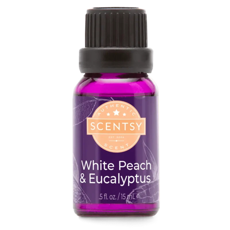 White Peach & Eucalyptus Natural Scentsy Oil Blend